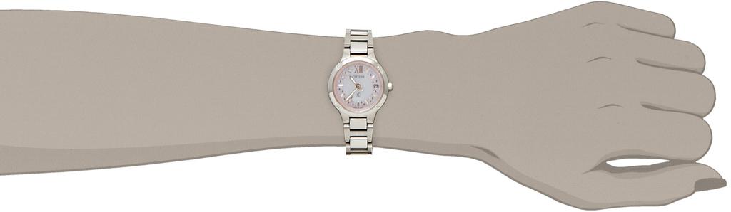 Titania Line Minisol Watch I am a Special Model Silver [CrossC] [Citizen] Eco-Drive Radio-Controlled "Because girl" ES8090-64W