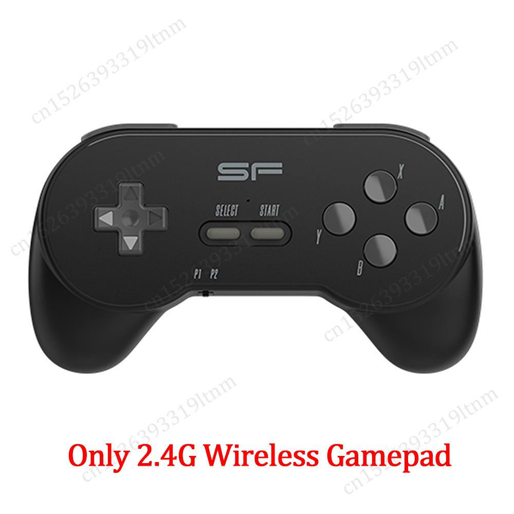 2/1PCS 2.4G Wireless Game Controller for DATA FROG SF2000 3.5” Retro Handheld Game Console Wireless Gamepad Gaming Accessories