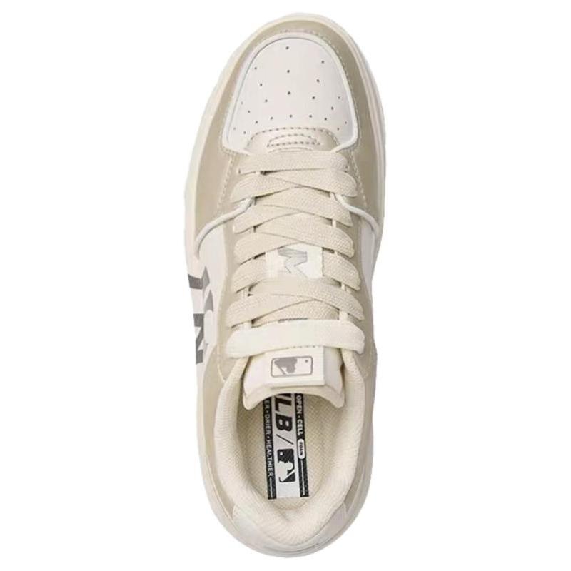 MLB Chunky Liner 24SS Los Angeles Dodgers Slip Resistant Abrasion Resistant Low top Skateboard Shoes Unisex Light Gold Sneakers 3ASXCLM4N-50SAL