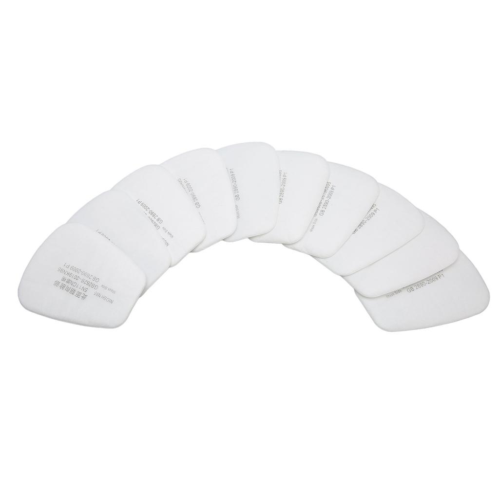 20pcs Respirator Filter Cotton Dustproof Replacement Universal Filter Cotton for 6200 6800 7502