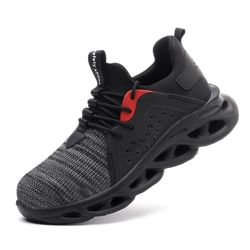 

Обувь для страхования труда, мужская, сверхлегкая подошва, анти-разбивающая и анти-прокалывающая стальная защитная рабочая обувь Baotou 46