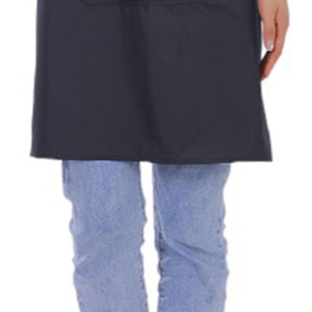 6pcs Waterproof Apron Lightweight Black Apron with Two Pockets for Mens Women for Housework Cooking