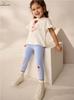 Spring Updated Girls' Embroidered Leggings In European & American Style