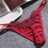 Σέξι Γυναικεία Εσώρουχα G-String Χαμηλής Μέσης με Δαντέλα Patchwork