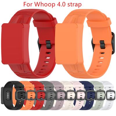 Muovrto Waterproof Band Compatible with Whoop 4.0,Replacement Silicone Watch Strap Sport Band