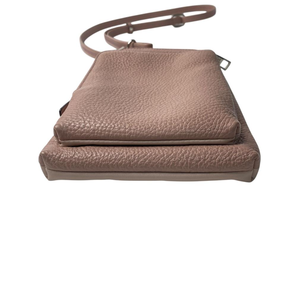 Used Shoulder Bag Pink leather Women