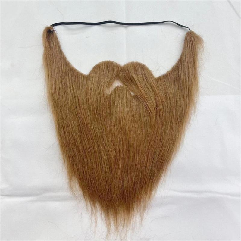 Barba Finta di Halloween Baffi Finti Divertenti Accessori per Travestimenti Baffetti Peli Facciali con Cordino Elastico Regolabile