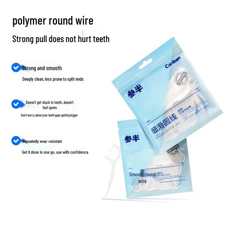 Canban Round Wire Dental Floss Picks