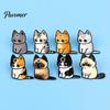 Decorative Clothing Pin Cartoon Cat Brooch for Clothing, Enamel Kitten Alloy Badge Backpack Decoration Pins Pin, Backpacks Hats Scarves Accessory,