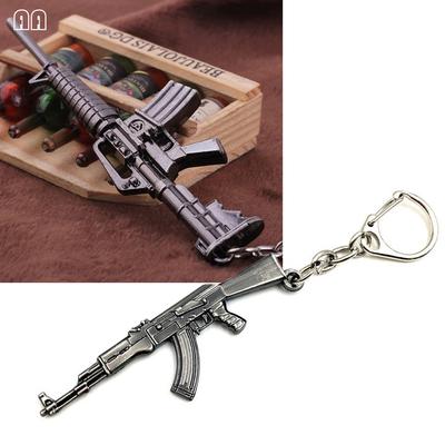 6CM Klamra na klucze Mini wisiorek Metalowy breloczek Brelok Wisiorek Prezent(Srebro)
