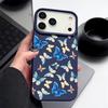Colored Butterfly Printed Phone Case For iPhone 17e 17 Pro 16 15 14 13 Pro Max 16e 11 Shockproof Soft TPU Leather Texture Cover