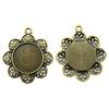 Fit 20mm Round Cabochon Bezel Pendant Setting Handmade Craft Blanks Frames