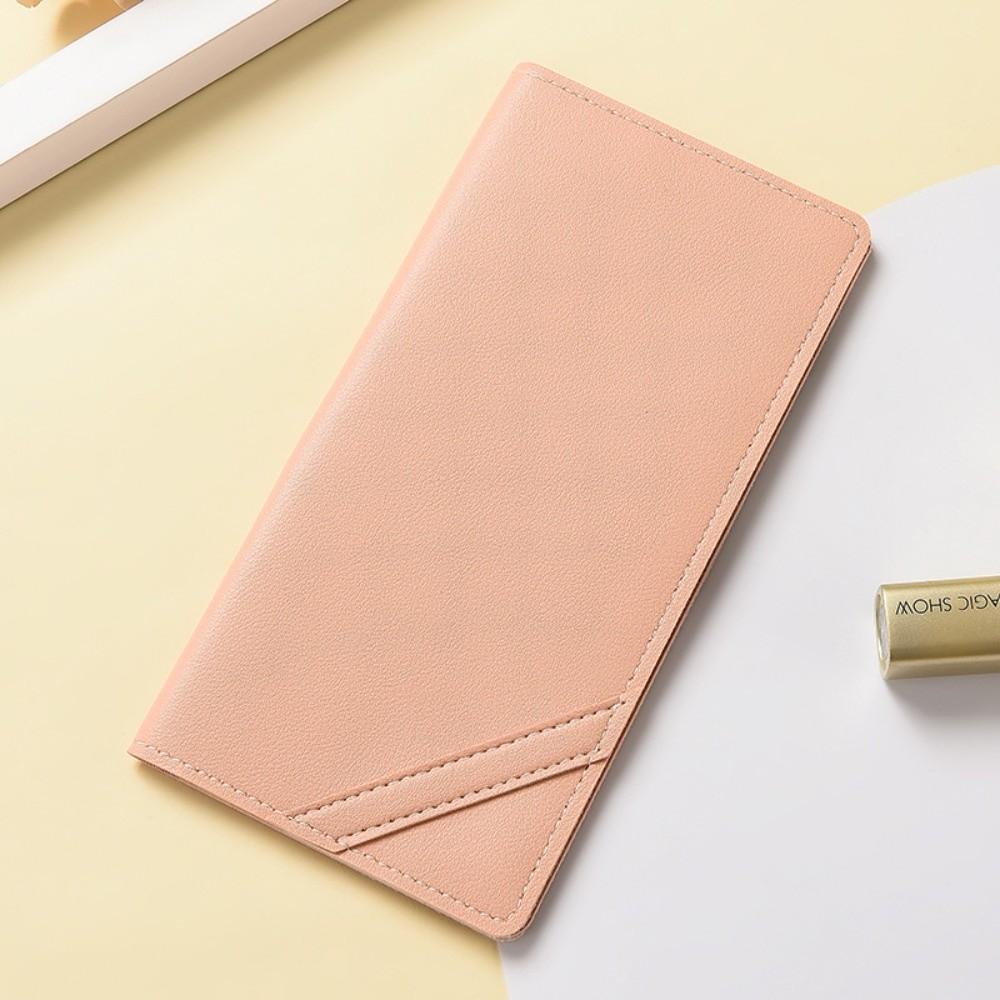 

Universal Multi-card Slot Card Holder Solid Color PU Leather ID Package Business Card Case Men Women
