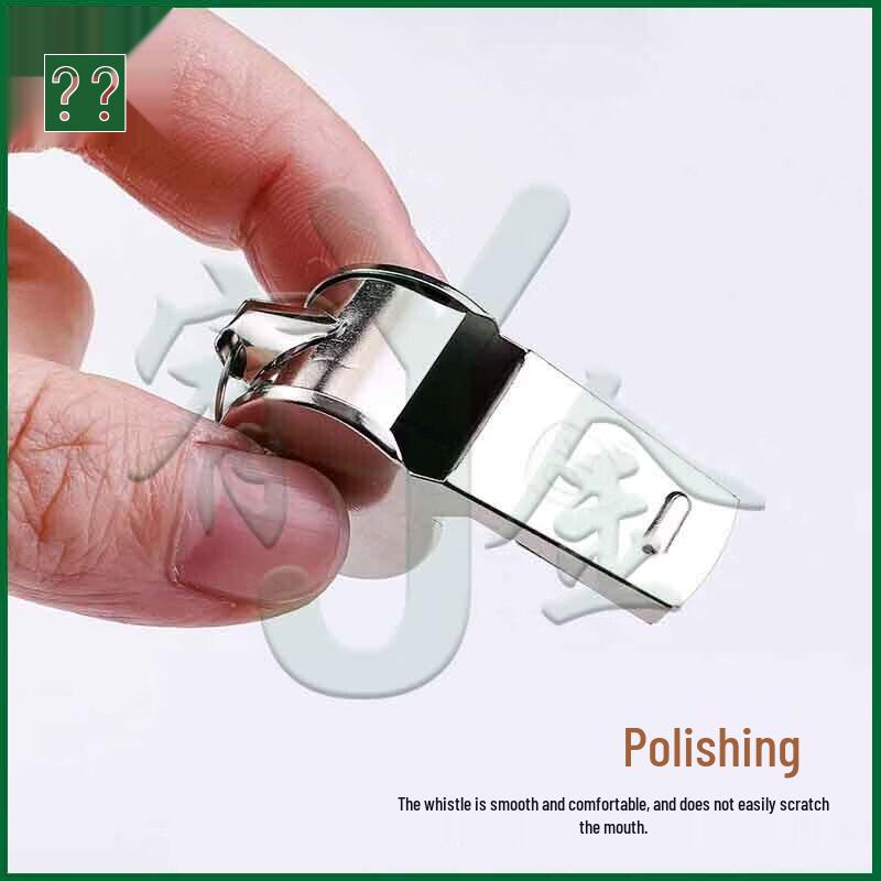 Stainless Steel Sports & Survival Whistles (10-Pack)