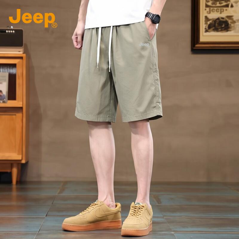 JEEP Men s Casual Cotton Ice Silk Cargo Shorts 3XL