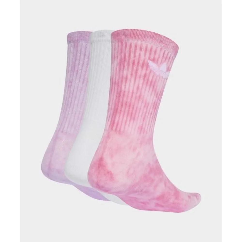 adidas Tie-Dye Crew Socks 3P - Lilac:Pink:White JY0239 6105233