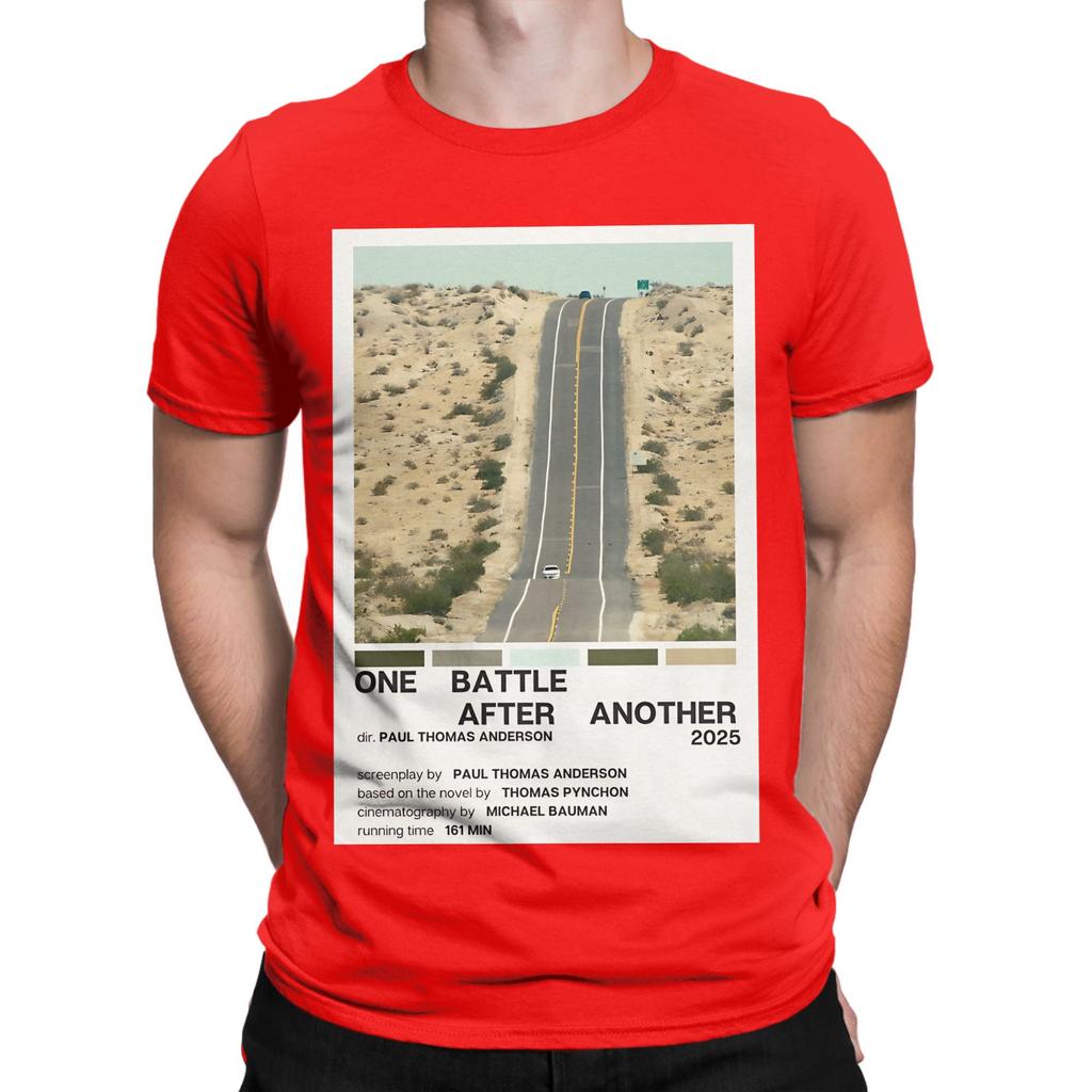 Ein Kampf nach dem anderen Filmplakat Grafik 100% Baumwolle T-Shirt Ein Kampf nach dem anderen T-Shirts Oberteile Für Unisex