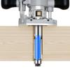 1/4 Shank 6 Shank Bearing Trimming Cutter Woodworking Milling Cutter with Bearing Trimming Cutter Double Edge Straight Cutter Woodworking Cutter