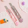 1Pcs Transparent Cat Paw Art Utility Knife Practical Portable Express Box Knife Sharp Blade Paper Cutter Stationery School Supplies