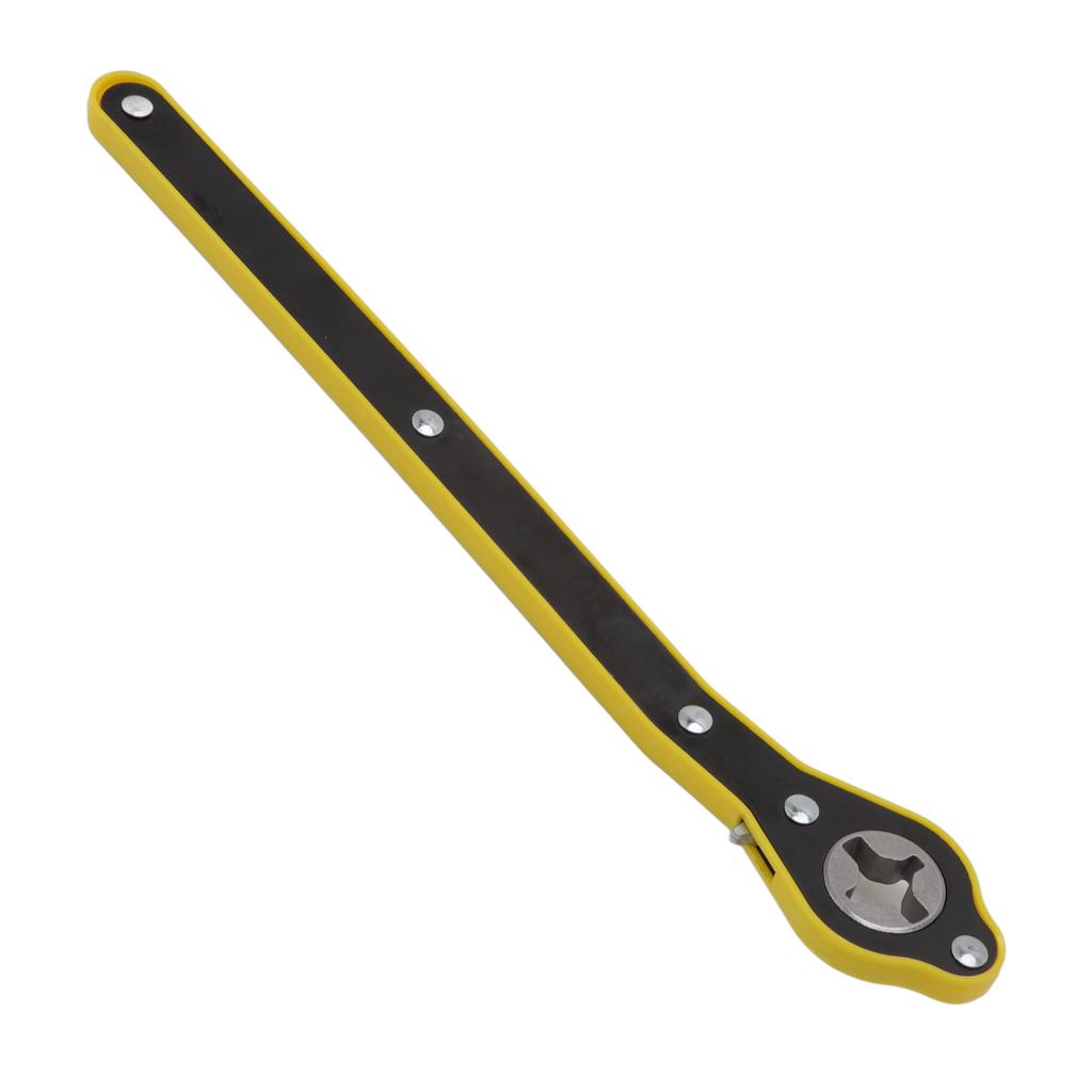 Ratchet Wrench 34cm Long Handle Ergonomic Labor Saving Jack Ratchet Wrench for Wheel Tire Removal