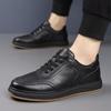 New men's casual shoes leather breathable men's board shoes leather shoes men's shoes