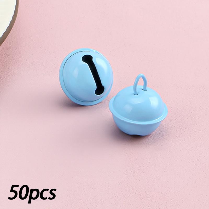 Clochettes Colorées 14/18/22mm Petit Pendentif Accessoires Porte-clés DIY Clochettes Rondes pour Animaux (50 pièces)