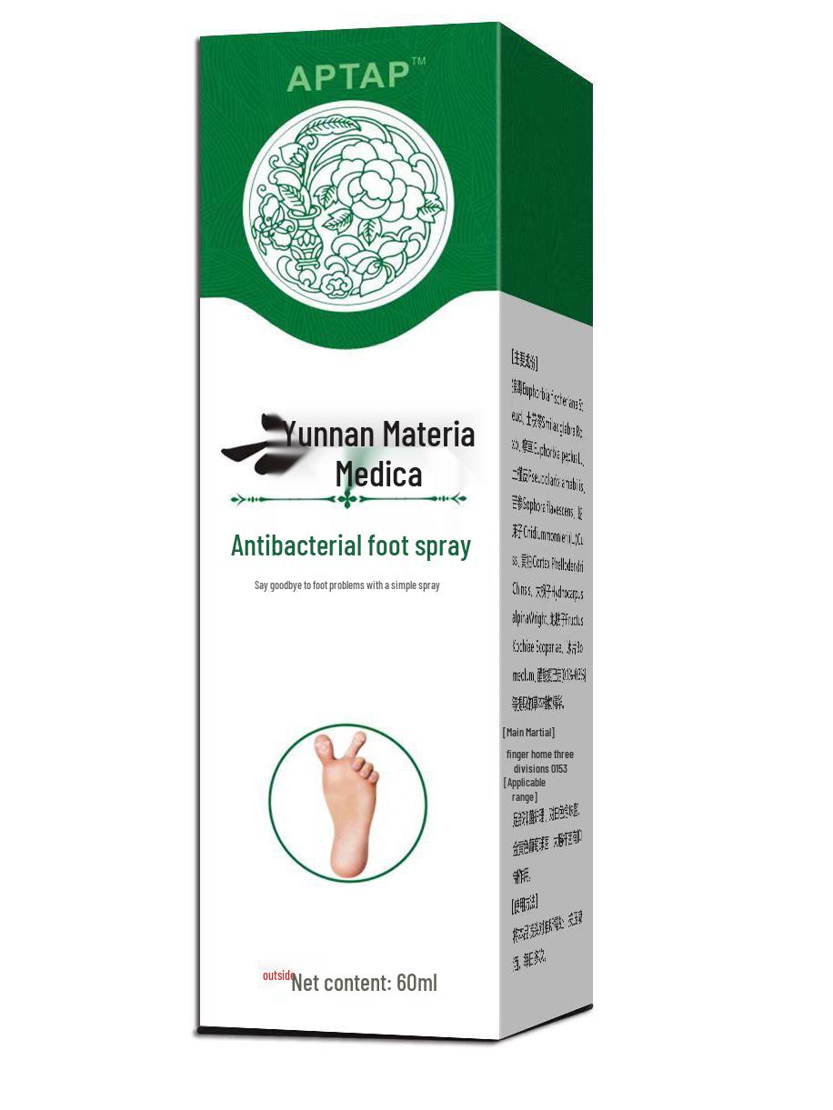 

Юньнаньский травяной антибактериальный спрей для облегчения запаха и зуда ног OEM