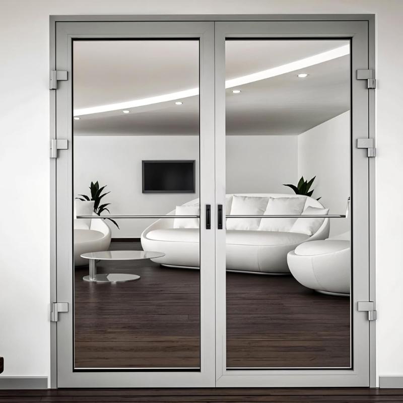 Sturdy Aluminum Alloy Barn Door Handle 2 Pack 7.9Inch Length Ergonomic Sliding Hardware for Kitchen Cabinets Closet