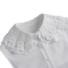 Mädchen Spitzenkragen Großer Revers Dekorkragen Puppenkragen Falscher Kragen Weiß Kleiner Schal Pullover Dekorkragen