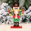 Walnut Soldier Christmas Wooden Assembly DIY Ornaments Christmas Decoration Supplies Hotel Shopping Mall Window Ornaments