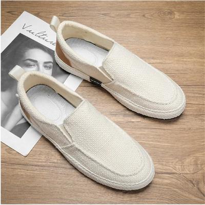 Men Casual Shoes Fashion Cloth Shoe Spring Autumn Linen Men's Shoes Breathable Slip-On Zapatos Casuales Loafers Espadrilles