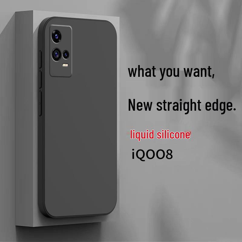 

Силиконовый чехол для телефона iQOO 8 - Полностью закрывающая защитная крышка для Vivo iQOO 8