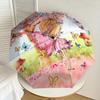 1pc fairy butterflies Automatic Folding Umbrella, Heavy Duty 8 Rib Iron Frame,  Suitable for Travel, Daily Use, Birthday, Decor Gift m0104042