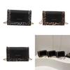 Chic And Versatile Pu Leather Small Square Shoulder Bag With Color Block Leopard Print