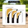 Covers Suitable for Most Golfers, Gift Accessories Drivers, Premium Long-neck