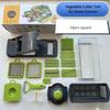 Kitchen Supplies Multi-Functional Boxed Vegetable Cutter Tool for Home Kitchen,Potato Slicer,Grater,Dicer,Cucumber Shredder