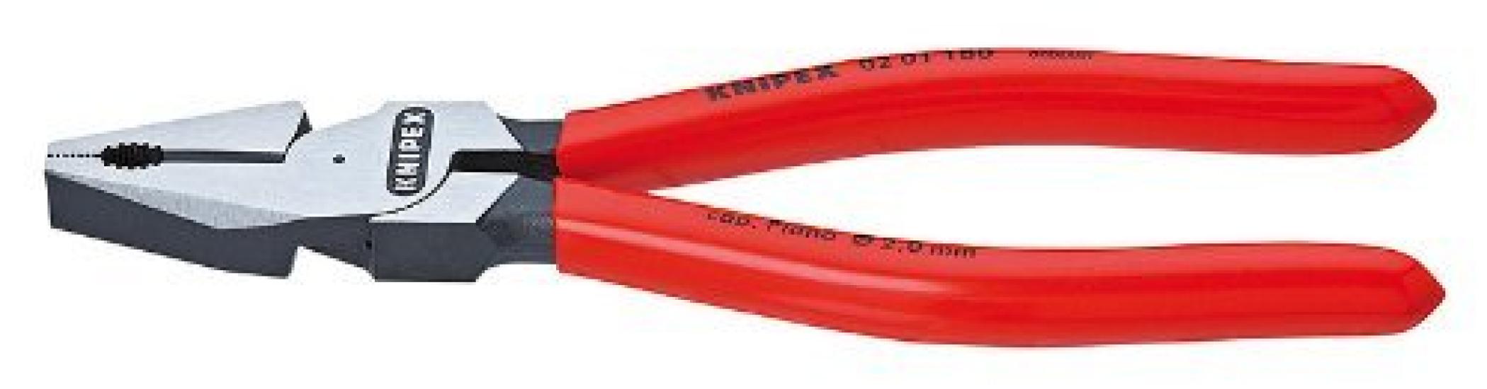 

Knipex 0201225 Комбинированные плоскогубцы с высоким рычагом 9 дюймов, [товар]