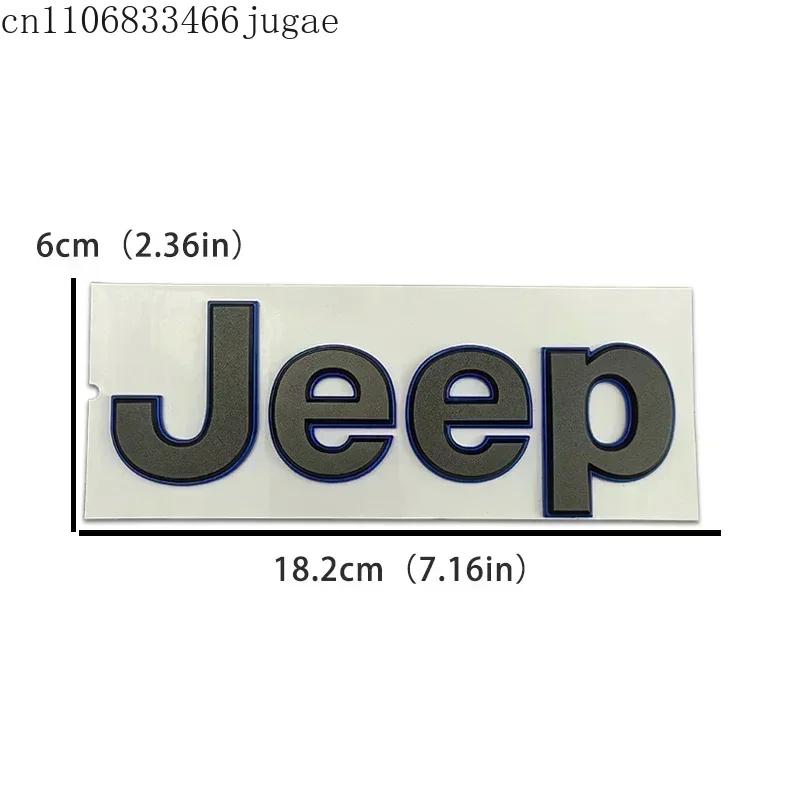 ABS Car Front Emblem for Jeep Grand Cherokee Commander Renegade Liberty Compass PatriotWrangler Tj Jk Trunk Decoration