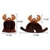 For Cats Dogs Kawaii Cute Cat Dog Halloween Christmas Reindeer Antler Hat and Bow Tie Collar