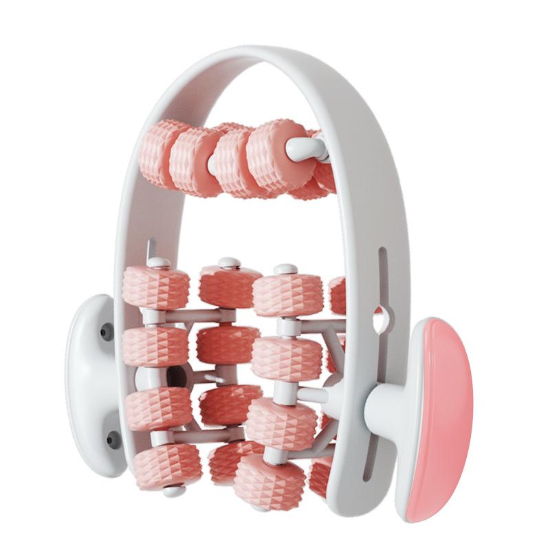 Double row detachable 24 wheel leg massager,adjustable elasticity,leg slimming,used for muscle relaxation and leg beauty massage