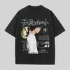 Death Note L Lawliet Vintage Anime Grafik T-Shirt Japanischer Manga Print Unisex Baumwolle Kurzarm T-Shirt Lässige Streetwear Oberteile