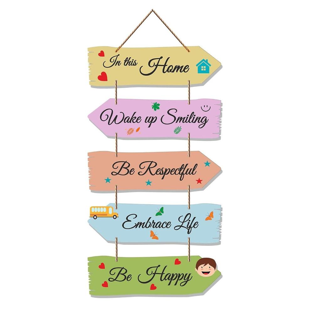 Home Quotes Mdf Wooden Wall Hanger For Living Room | Bedroom | Gifts | Wall Hangings For Home Decoration
