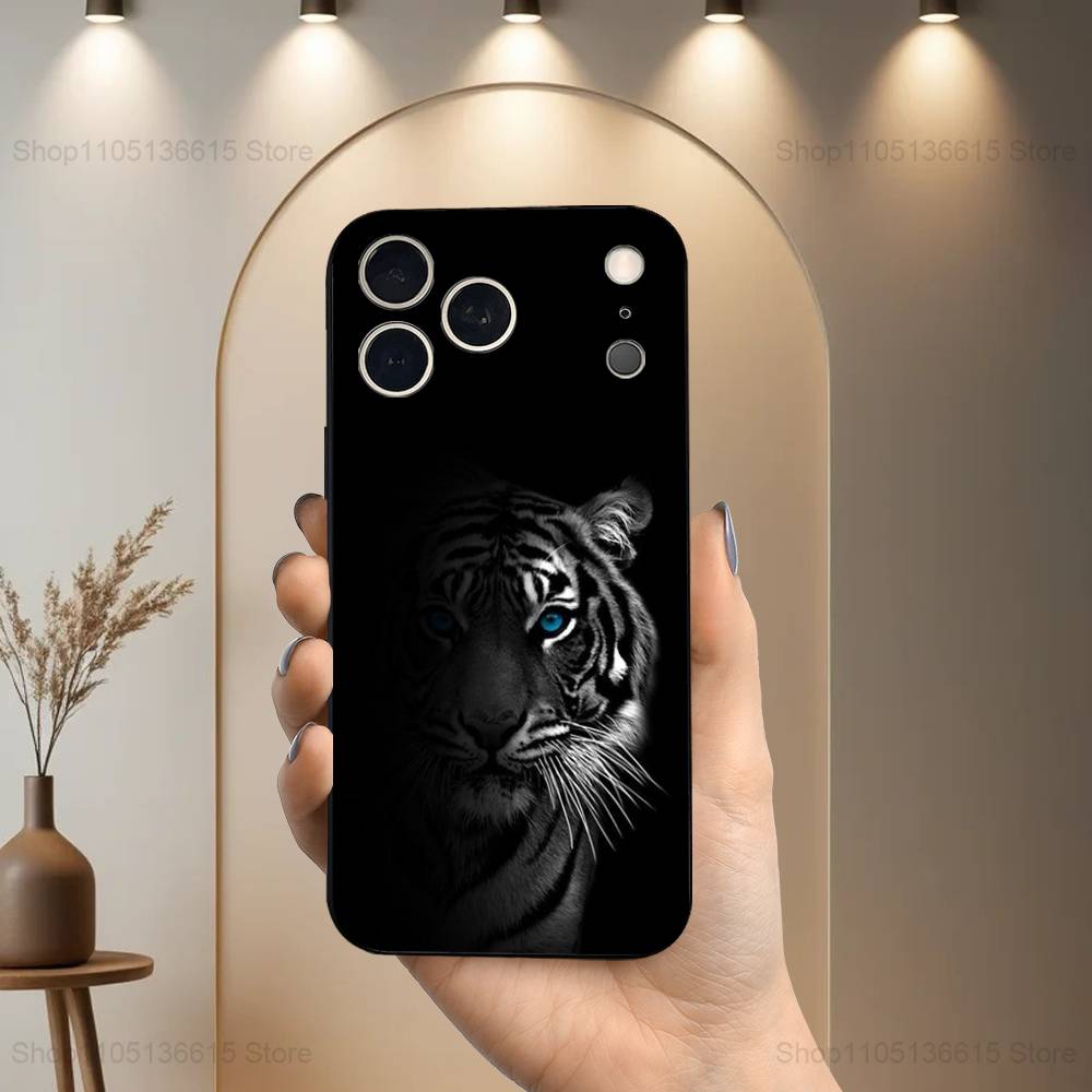 

Cool Art Tiger Myth For iPhone 12,16,11,14,15,17,13,X,Mini,SE,Max,8,7,XR,XS,Plus,Pro,Soft Silicone Black Case iPhone12PRO