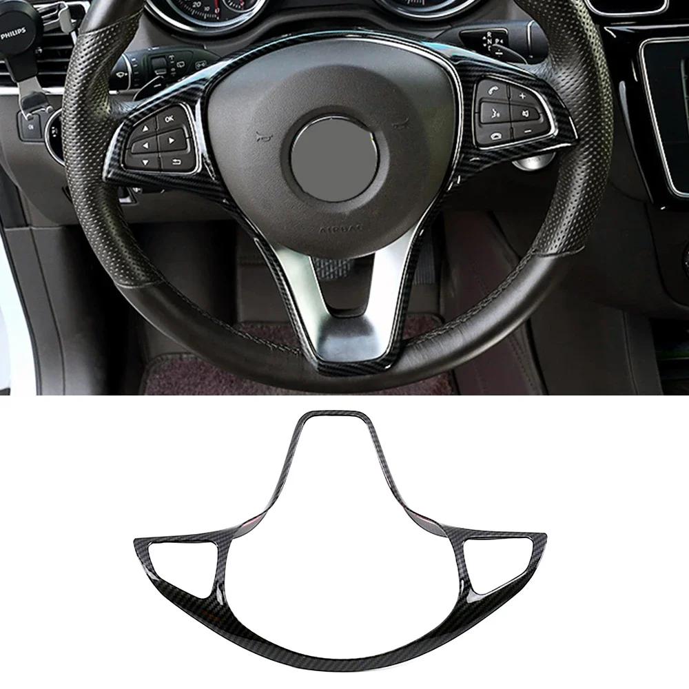Kolfiberfärg För Mercedes Benz A B C E CLA CLS GLA GLC GLE GLS Klass 2016 2017 2018 Bilratt Dekorativ Ramlist