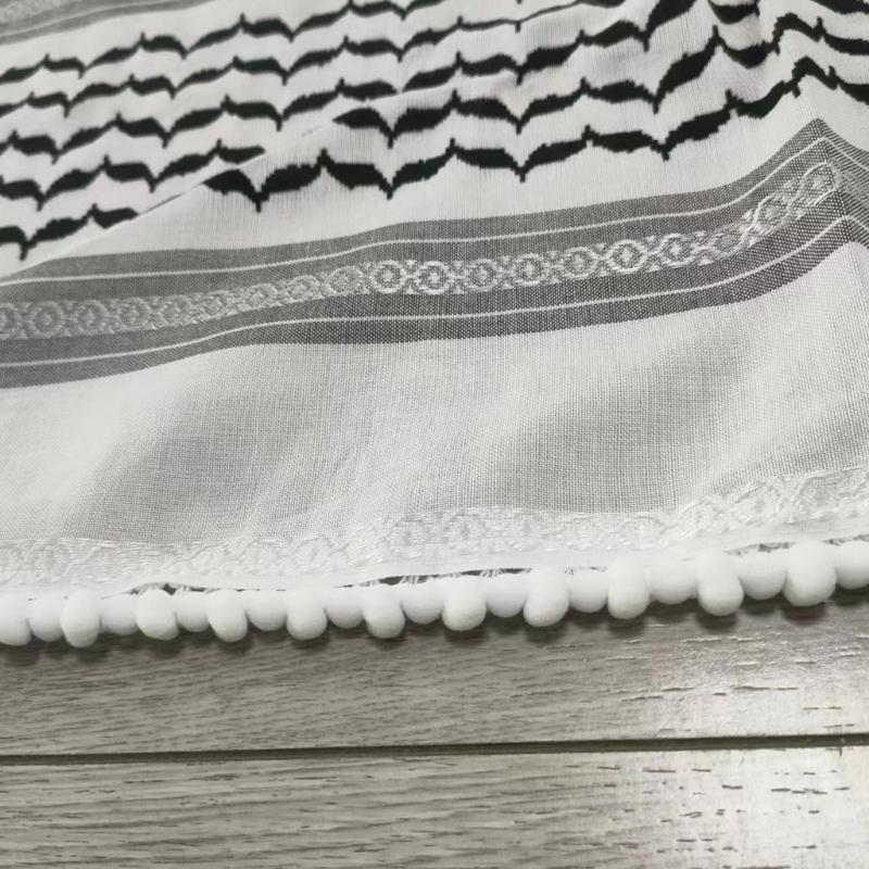Middle East Adult Shemagh Scarf Outdoor Dustproof Sunproof Turbans Multi Purpose Head Wrap Cycling Breathable Kerchief