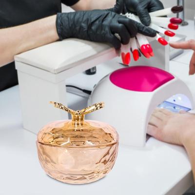 Recipiente para suporte de pó acrílico líquido, tigela reutilizável, copo, prato Dappen, ferramenta de manicure para nail art