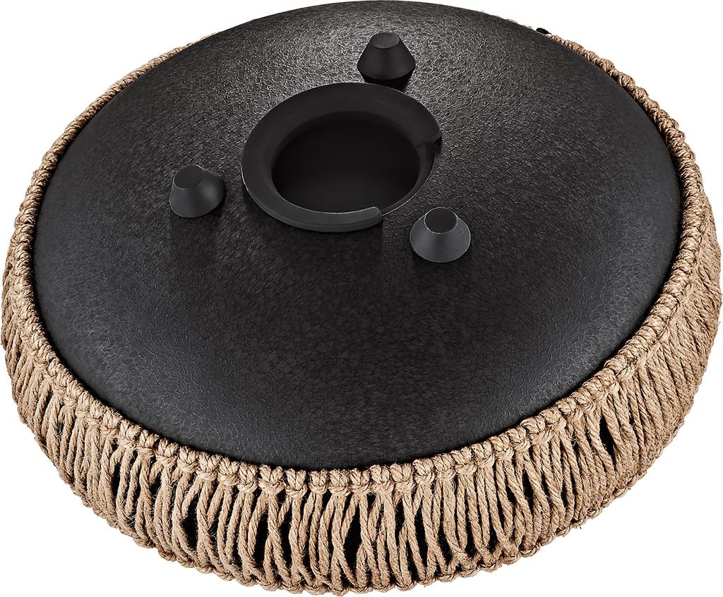 MEINL Sonic Energy Collection Medium Octave Steel Tongue B MOSTD1BK Storage Bag and Japanese Drum, Minor, 10-inch, Black, (Includes Mallets) [Official