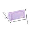 Portable Pencil Case Solid Color Stationery Pouch High Quality Pen Box  School Office Supplies