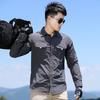 Mens Quick-Dry Tactical Long Sleeve Shirt Hiking Camping Running Outdoor Activities Breathable UV Protection