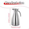 Thermal Coffee Carafe Stainless Steel Water or Tea Dispenser Teapot Jug for Picnic